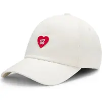 HUGO Casquette 'Cara-Valentine' rouge / blanc naturel