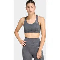 Adidas Optime Essentials Workout Heather Medium Impact Sports Bra Gris S Femme