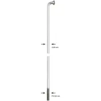 Alpina 2.34 Mm Zinc Spokes 100 Units Clair 190 mm