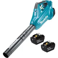 Makita Souffleur à feuilles sans fil DUB 362 Z 18 V (2x 18 V) + 2 batteries 9,0 Ah - sans chargeur