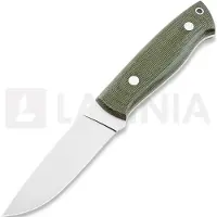 Brisa Couteau Trapper 95, O1 Flat, firesteel, vert