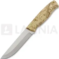 Brisa Couteau Trooper 115, scandi, stabilized curly birch, bushcaft sheath