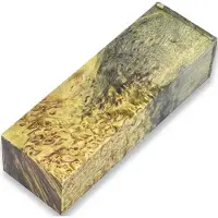 Brisa Stabilized Curly Birch, black lime