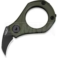 CIVIVI Couteau pliant Pyrus, OD Green G-10, Black Stonewash