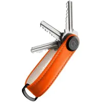 OrbitKey Hommes, Porte-clés, - Leather Key Organiser - Terracotta, Multicolore