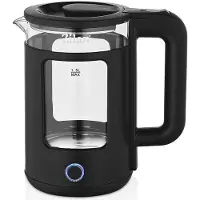 Zilan ZLN6128 Pompe à chaleur 1.5L 1650W, Bouilloire électrique, Noir