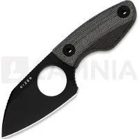 Kizer Cutlery Couteau Nightjar AUS-10, Black Norplex Ultrex, Black Stonewash PVD