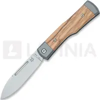 Fox knives Gunstock FX-558 OL Satin Böhler M390, Olive Wood, couteau de poche slipjoint