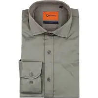 Suitable Chemise Satin Gris Taupe taille 41