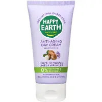 Happy Earth Anti-Âge Crème de Jour au Bakuchiol et à l'Acide Hyaluronique 50 ml Crème