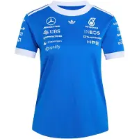 Adidas T-shirt fonctionnel 'Mercedes-AMG Petronas Formula 1 Team' bleu ciel / blanc