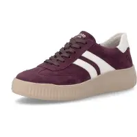 Remonte Baskets basses violet rouge / blanc