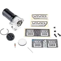 RockShox Vivid C1/vivid Coil C1 Flight Attendant 37-65 2025+ Rear Shock Reservoir Kit Clair