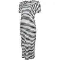 Mamalicious Robe 'MLAwa' gris clair / noir