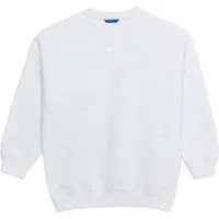 Nike Sweat-shirt 'STUDIO' gris chiné / blanc