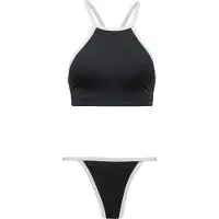 O'Neill High Neck Bikini Noir 36 Femme