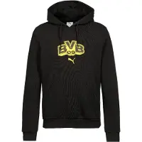 Puma Sweat de sport jaune foncé / noir