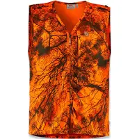 Fjällräven Värmland vest, orange camo, XL
