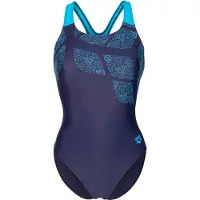 Arena Maillot de bain 'KIKKO' bleu marine / bleu néon