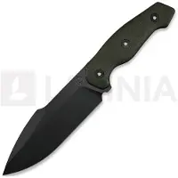 Kunwu Knives Couteau Stiffy G. - Teflon - Micarta, vert
