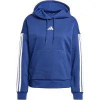 Adidas Sweat de sport 'ESSENTIALS 3-STRIPES FLEECE' bleu foncé / blanc
