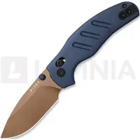 Kizer Cutlery Couteau pliant Sheepdog C01C Elmax, Blue Aluminum, Sunset Metal PVD