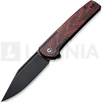 CIVIVI Couteau pliant Cachet Black Red G10