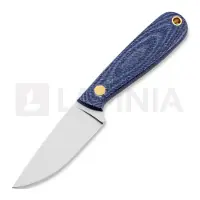 Brisa Couteau de cou Necker 70, Flat, blue jeans micarta, kydex