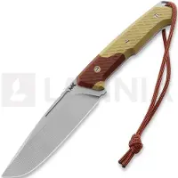 MK Knives & Tools Couteau Nomad "FuturePunk", Coyote/Ruby Red G-10, Blasted