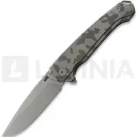 MK Knives & Tools Couteau pliant Ingeni MT Camo, Grey/Shadow Brown Titanium