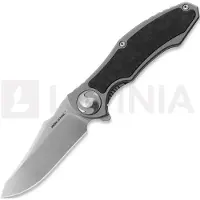 RealSteel Couteau pliant Exorcist, Titanium/Shred Carbon Fiber