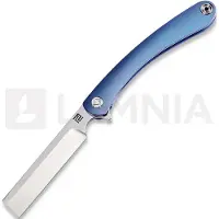 Artisan Couteau pliant Orthodox Framelock M390, bleu