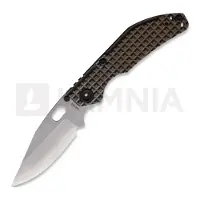 North Mountain Blade Couteau pliant BBNM - SLD-Magic Bowie - Titanium Sculpted, Champagne