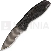 Kershaw Couteau pliant Blur Tiger Striped A/O, lame à dents