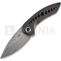 Kansept Knives Couteau pliant ODD 21 Damascus Blackwash