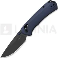 Kizer Cutlery Couteau pliant T1 CD M390, Blue Aluminum, Matte DLC Ultra