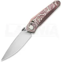 Bestech Couteau pliant Mothus - Satin - Titanium, pourpre