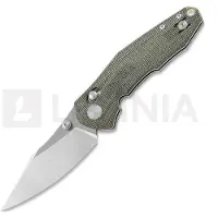 GiantMouse Couteau pliant ACE Nazca Green Canvas Micarta