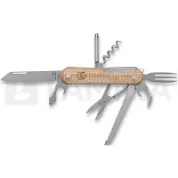 Mercury Couteau pliant Duca 8 - Elmax - Natural Canvas Micarta