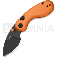Kizer Cutlery Couteau pliant Microbe 14C28N, Orange Aluminum, Black PVD