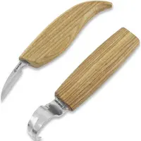 BeaverCraft S02 Spoon Carving Set With Detail Knife, set de gravure sur bois