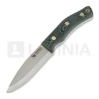 Casström Couteau No.10 Swedish Forest knife Sandvik Full Flat Birch, bleu