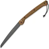 Woxna Scie Hälsing 250 mm + Alfta Leather sheath, noir