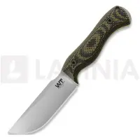 Work Tuff Gear Couteau Nomad Bushcrafter K329, saber, satin, stinger & yellow liner