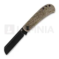 Kansept Knives Couteau pliant Bevy Slip Joint Brown Mcarta