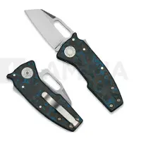 Demko Knives Couteau pliant Nano Shark 20CV Shark Foot, Fat Carbon Arctic Storm