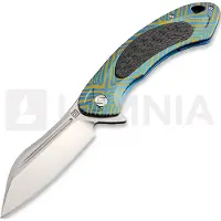 Artisan Couteau pliant Immortal Framelock CPM S35VN, blue/gold