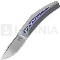 Reate Couteau pliant Small Krypton, Bead Blast Ti/Timascus