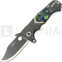 Andre de Villiers Couteau pliant Trailboss Regrind & Wave Tab, Voodoo Resin