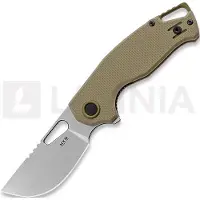 MKM Knives Couteau pliant Vincent Satin, G10 Tan